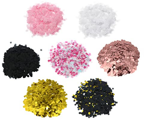 Amosfun 50g Schwarz Latex Ballon Tissue Pailletten Hochzeit Ballon Dekorationen Für Geburtstag Parteien