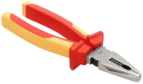Needle Nose Pliers, Long Nose Pliers 10x20.6cm Insulating Pliers, Insulated Steel Wire plier, Long Flat Nose Pliers for Equipment Maintenance, Circuit Maintenance