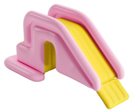 Fenteer Scivolo per Piscina Resistente per Bambini in PVC, Accessorio Professionale Robusto per Cortile, Parco Giochi All'aperto E al Coper, Rosa