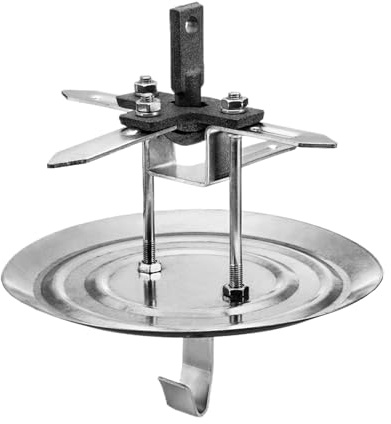 Gancho De Recubrimiento En Polvo, Perchas De Pulverización De Pintura De Horno, Ganchos Giratorios Giratorios, Rotación De 360 Grados, Capacidad De Carga De Servicio Pesado, 10.16 Pulgadas, Para