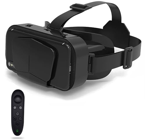VR Brille, Virtual Reality Headset, 3D Handy Brille 110° FOV HD Anti-Blau Linsen, 3D VR Glasses, Unterstützt 4,7–7,2 Zoll Smartphones, Kinder und Familie(F)