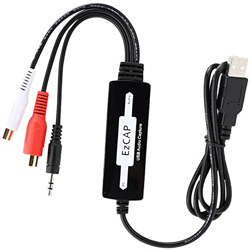 Cryfokt Carte de USB Carte D'acquisition Stéréo de Haute qualité pour Les Mélomanes et Les Professionnels pour/Mac – Aucune Alimentation Externe Requise