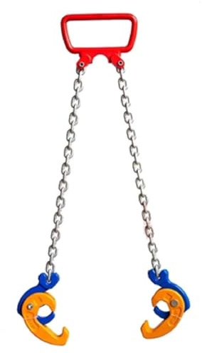 Heavy Duty Chain Hoist for Barrel Lifting - Plastic Bucket Clamp for Oil Drums and Industrial Handling Solutions