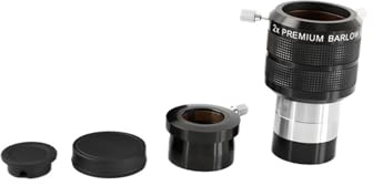 Telescope Accessories, Lente Barlow FMC apocromática de 2 Pulgadas 2X/3X/5X con Adaptador de 1,25 Pulgadas, Accesorios for telescopio astronómico,for Parts(2X)