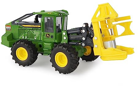 John Deere 1:50 Scale 843L-II Wheeled Feller Buncher Die-Cast Metal Replica – Prestige Collection, Green
