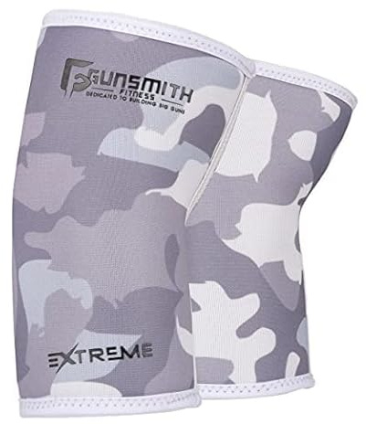 GUNSMITH Armbågsbandage – armbågsbandage män och kvinnor – tennisarmbandage testvinnare – armbågsbandage för tennisarm (Arctic Camo, XXL)