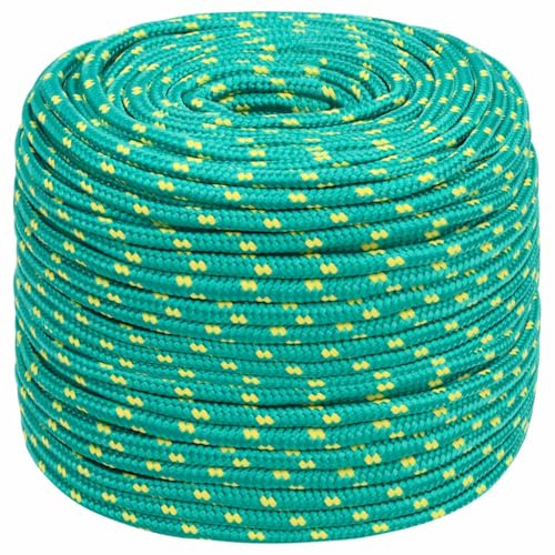 Corde de bateau Vert 10 mm 50 m Polypropylène