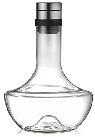 1000 ml großer Dekanter, handgefertigt, Kristall, für Rotwein, Brandy, Champagner, Gläser, Dekanter, Flasche, Krug, Ausgießer, Belüfter für Familienbar