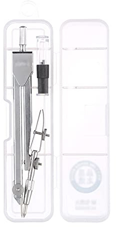 GLigeT Compás Dibujo Compass Set Professional Brújula for la geometría con Rellenos de Plomo Extra Math Compass Dibujo Brújula con Bloqueo Compás Escolar