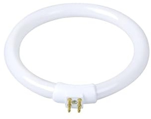 PFHSKLCWY Light Bulb T4 Annular Tubes Anti-Four-pin 11W 110V & 220V Magnifying Glass Light G10q Small Desk Lamps Bulb Fluorescent Ring Lamp White Lighting(11W)