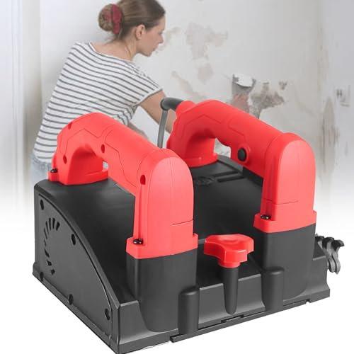 VNATWGOO Automatic Wall Stripping Tool, Electric Hand Planer with Adjustable Depth (0-4mm), No Dust Grinder Sander, for Cement, Drywall, Plaster Removal