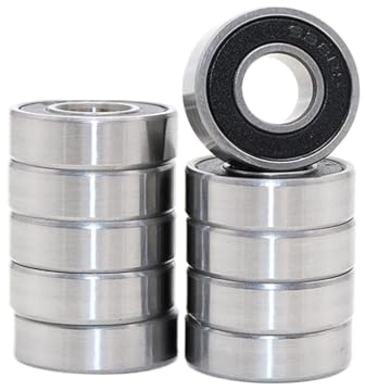 10Pcs/50pcs High Quality 688-2RS Ball Bearing 8x16x5mm ，Rubber Sealed Ball Bearing Set ，Miniature Bearings(10pcs,ABEC-1)