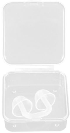 STOBAZA Pince-Nez Natation Garçon Fille Transparent Léger et Confortable Clip Antidérapant pour Natation Garçon Fille Protection Eau Pratique et Portable