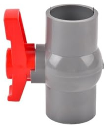 JWFBDB Raccord de vanne en PVC for tuyau 20/25/32/40/50 mm, filetage 1/2 à 1,5, boisseau sphérique for conduite d'eau, raccords d'irrigation for jardin et agriculture(D)