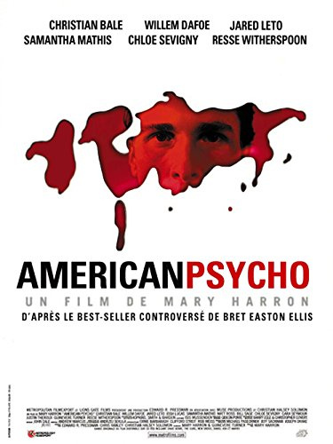 American Psycho Kinoplakat, Original, klein, 53 x 40 cm, gerollt