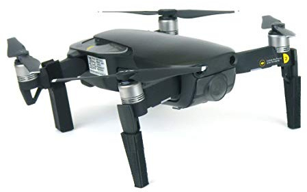 3dquad Landefüße, Landegestell, Fahrwerk für DJI Mavic Air Drohne (Schwarz)