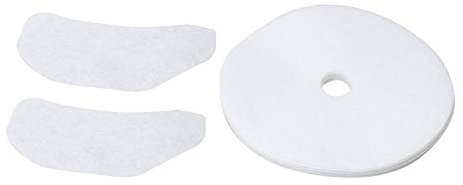 Mxfans White Cloth Dryer Exhaust Filter & Air Intake Filter23.8cm Diameter White Cloth Dryer Filter Replacement Part