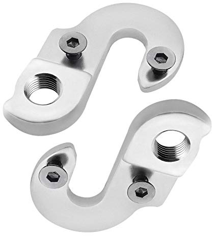 YINETTECH 2 Stück Fahrrad Mech Umwerfer Schaltauge Schaltwerk Haken Adapter Hinten Umwerferhaken Verlängerung Ausfallende