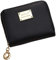 Portafoglio in finta pelle,Portafoglio da ragazza,Portafoglio da donna piccolo da donna, piccolo portafoglio con cerniera a portafoglio in finta pelle (nero), nero, 1