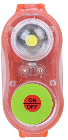 VBESTLIFE Lumière de Gilet de Sauvetage, Batterie au Lithium CR14250 80mAh, Ampoule LED, lumière Automatique(Orange)