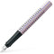 FABER-CASTELL 140845 - Füller Grip Edition Glam, Federbreite F, pearl, 1 Stück