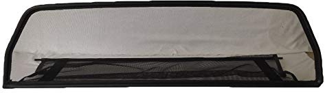 PureWind Windschott kompatibel mit Mercedes CLK W208 Baujahr 1998-2003 (Schwarz) – Windschott Universal mit Anbaumaterial ohne Tasche