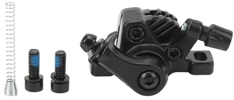 HERCHR Electric Scooter Brake Caliper, Aluminum Alloy Mechanical Disc Right Brake Calipers with Screws & Spring for Electric Scooter Replacement Parts