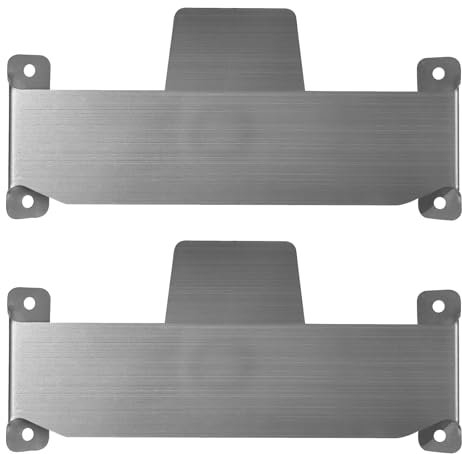 ROVOGO 17 x 7 cm Eckmontagehalterung aus Edelstahl 304 für Duschpaneel, inklusive Montagezubehör und Handbrause-Adapter (G1/2)