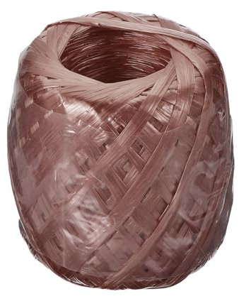 PATIKIL Corde en Polyester Nylon Plastique de 180m/590Ft, Rouleau de Cordes de Paquets de Ficelle de ménage pour Le Jardinage, l'emballage, l'artisanat DIY, Marron