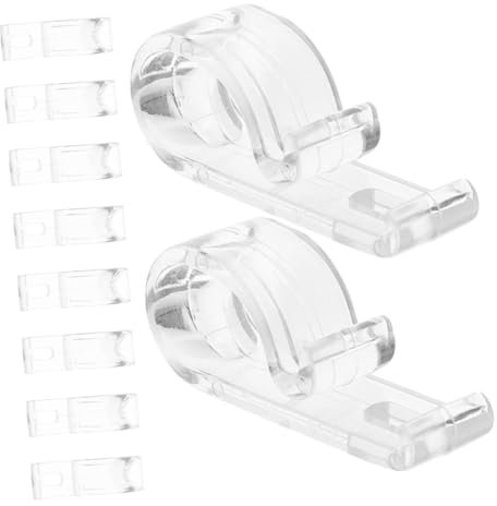 STOBAZA 10stücke Teiliges Fensterrollo Kettenhalter Roller Clips Für Gardinen Und Jalousien Verschleißfest Kompatibel Mit Römischen Und Vertikalen Rollos Einfache Installation Und Sichere