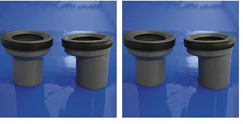 Manguito Inodoro Pvc T-90-e Excentrico 90 (Paquete de 2)