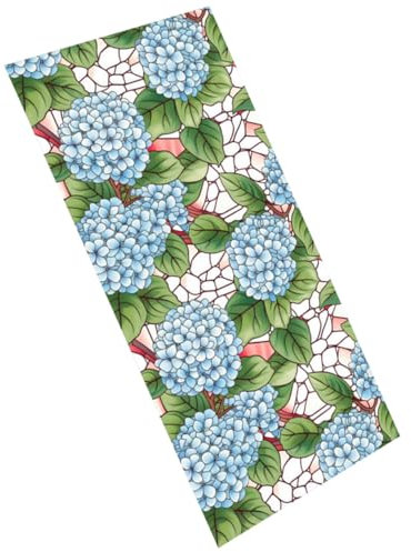 Película Estática para Ventana Pvc Flores Vintage Decorativas
