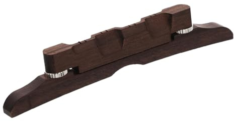 TOYANDONA Verdickte Mandolinenbrücke Praktischer und Langlebiger Ersatzsteg für Mandoline Geeignet für Reparatur und Musikinstrumentenzubehör Zufällige Farbe