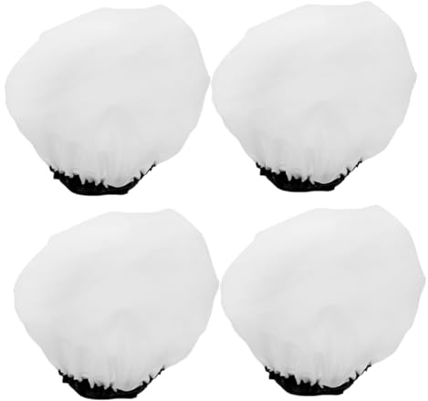 Vaguelly Copertura Diffusore Morbido per Flash Fotografico 7 Pollici in Nylon Bianco, Design Elastico Leggero, Confezione da 4 Pezzi per Studio Artistico e Pubblicitario
