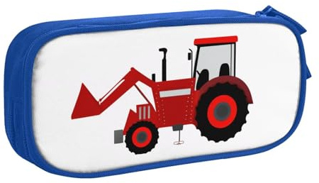GMSGHJHDR Federmäppchen mit Cartoon-Traktor, 3D-Druck, großes Fassungsvermögen, für Schule, Schreibwaren, Organizer, Tasche mit Reißverschluss, Stifteetui für Mädchen, Jungen, Studenten, College, Büro