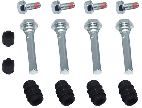 Front/Rear Brake Caliper Slider Guide Pins Bolt Kit For Audi A1 2.0 Quattro 2010, Honda CR-V, Left Right Disc Housing Rubber Bellows Sleeve Bushing Boot Seal Car Replacement Parts
