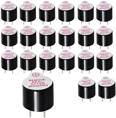 RUNCCI-YUN 20 Piezas DC 3V zumbadores Activos Arduino Zumbador, Sonido Continuo para Arduino Raspberry Pi
