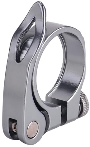 LLLmhuaa Sattelstützenklemme aus Aluminiumlegierung, 34,9 mm Rohr, Rennrad, Sattelklemmen, Sattelklemmen