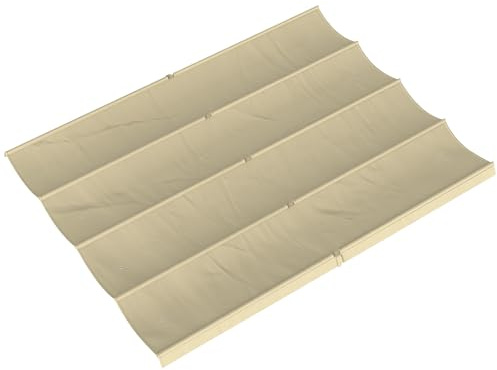 Outsunny Techo para pérgola con 8 Orificios de Drenaje, Lona de Repuesto para pérgola de poliéster Transpirable, Solo Cubierta, 392 x 350 cm, UV30+, para pérgola de jardín de 4 x 3 m, Beige