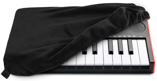 Hzycwgone Étui Housse de Protection Anti-Poussière Sac Lycra Dust Cover Accessoires pour Akai Professional MPK Mini MK3 & pour Akai Professional MPK Mini Play Clavier Contrôleur,Noir