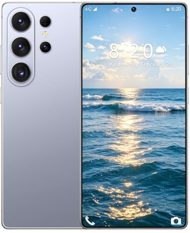 McMgc Smartphone 4G débloqué, écran perforé Incell de 6,75 Pouces, 4Go+32Go Extensible jusqu'à 256Go, processeur Octa-Core MTK6739, Android 12, Triple Emplacement pour 2 Nano-SIM + Carte TF (Blue)