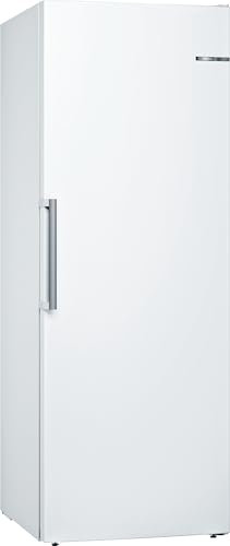 Bosch GSN58DWDV, Serie 6, Gefrierschrank, 191 x 70 cm, 366 L, noFrost, Big Box-Schublade für Gefriergut, flexibler Gefrierraum mit Vario Zone, Konstante Temperatur mit FreshSense, TouchControl, Weiß