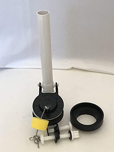 NuFlush 2.5 Inch Flush Valve Assembly For Two Piece Toilets With Stay-a-Float Flapper Valve