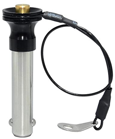 AUZHU- PLC- Metrik-Edelstahl-Kugelsperrbolzen Steckbolzen Positionierstifte Federstifte Schnellverschlussstifte mit Druckknopf Indexierstifte Sicherheitsnadeln Dübel Größe: M 6 mm - L 35 mm