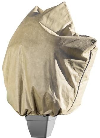 Windhager Winter-Vlieshaube Ultraprotect XXL, 1,4 x 2 m, Beige, 200 g/m², Winterschutz für Pflanzen, Kälteschutz, Frostschutz, Vlieshaube, Pflanzenabdeckung Winter, UV-stabilisiert