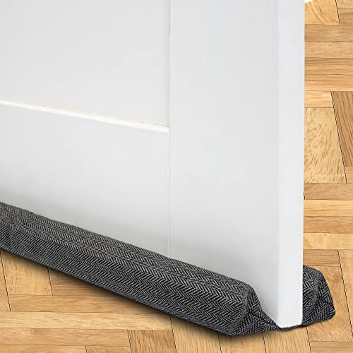 Tanness Door Draft Excluder - Double-Sided Draught Excluder for Doors - Door Draft Stopper - Draught Excluder Cushion