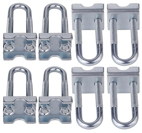 Set of 8 Adjustable Coil Spring Lowering and Leveling Clamps - Set of 8 Coil Spring Stabilizers for Car Coil Spring Suspension