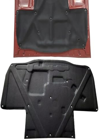 SPYMX Coussin d'isolation phonique pour Capot Avant de Voiture pour Toyota Land Cruiser série 80 FJ FZJ HDJ HZJ FZJ80 HDJ80 LC80, Housse insonorisée en Coton, Accessoires extérieurs