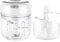 Fesatccoz Mini Food Processor Chopper, 250ml Mini Food Processor and Blender, Electric Vegetable Chopper with 3 Sharp Stainless Steel Blades, USB Rechargeable Food Chopper Electric