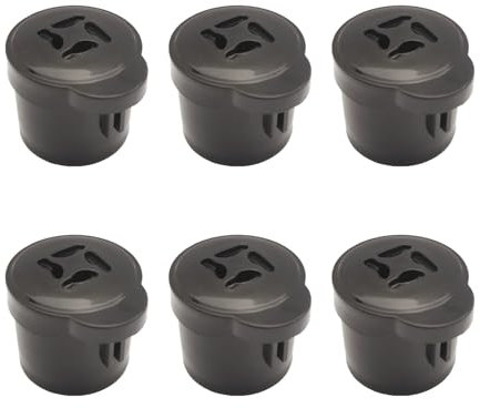 Lot de 6 soupapes d'échappement Jigger Relief Jigger ABS Texture Accessoires